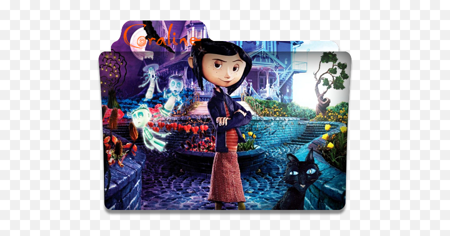 Folder Eyecons Coraline 2009 - Coraline Poster Png,Animation Folder Icon