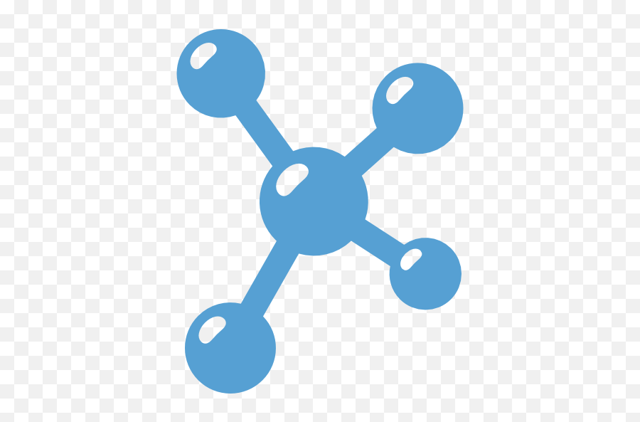 Molecule - Connectcarolina User Information Atom Molecule Icon Png,White Sign With Green Text And Blue Icon