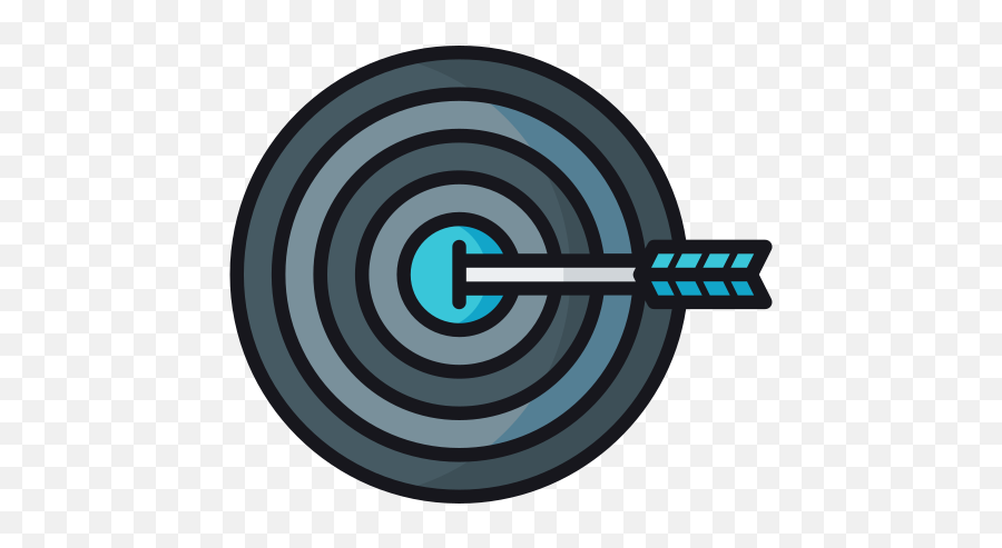 Target Vector Icons Free Download In Svg Png Format - Arrow,On Target Icon