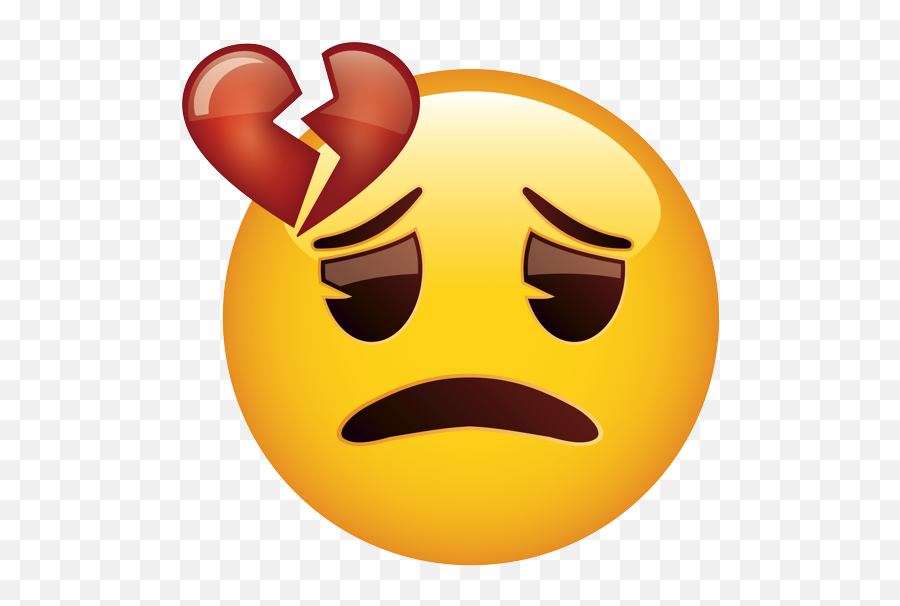 Emoji U2013 The Official Brand Sad Face With Broken Heart Sad Face Png Free Transparent Png Images Pngaaa Com