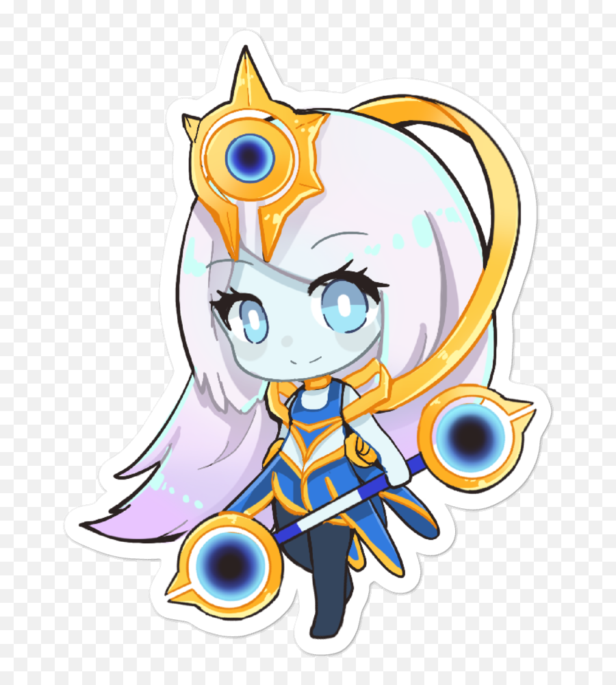 Galaxy Lux League Of Legendscosmic Sticker Sold By - Fictional Character Png,League Of Legends Icon File