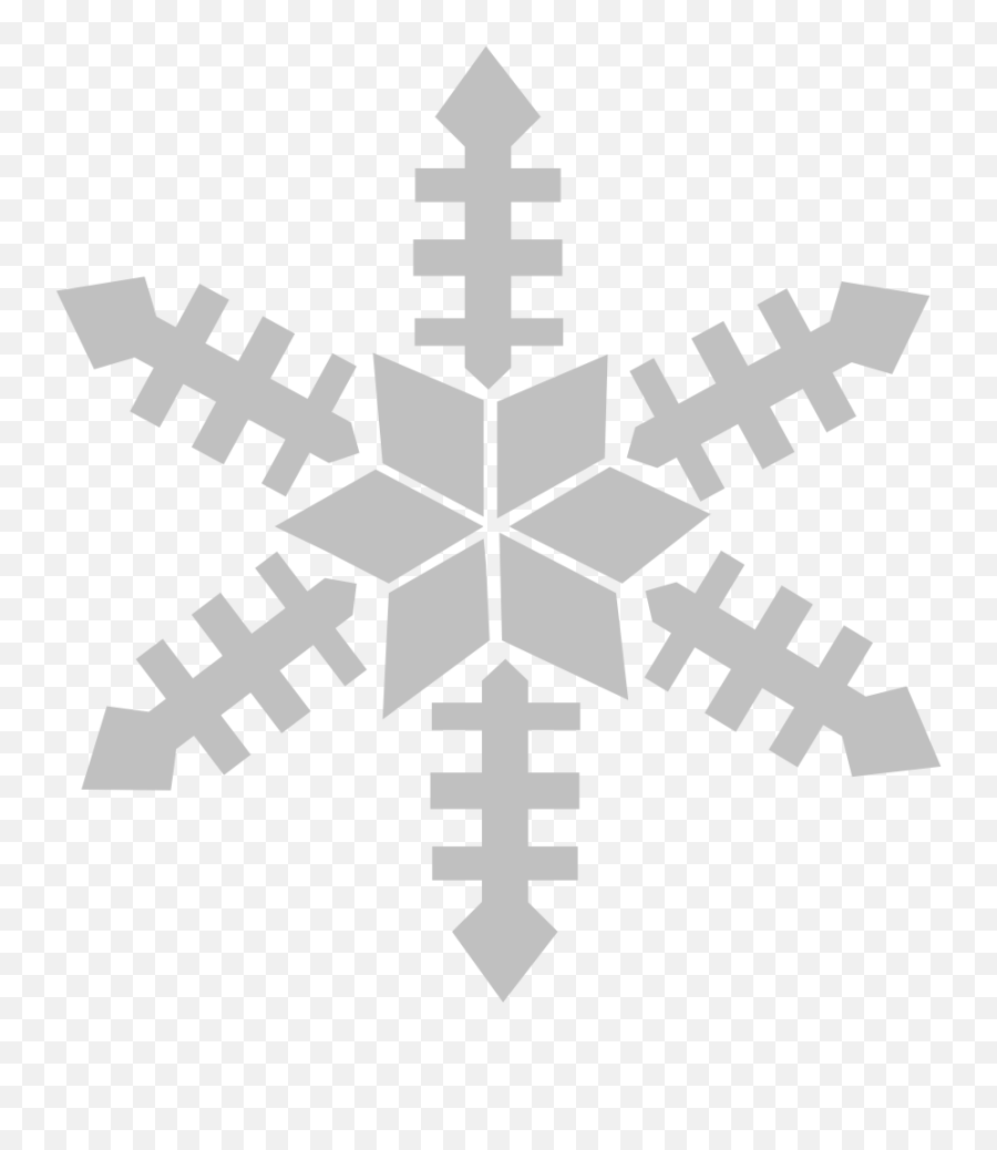 Library Of Grey Snowflake Vector Transparent Download Png - Pixel Snowflake Clipart,Snow Overlay Png