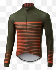Altura Icon Block Sleeve Ls Jersey Greenorange - Long png