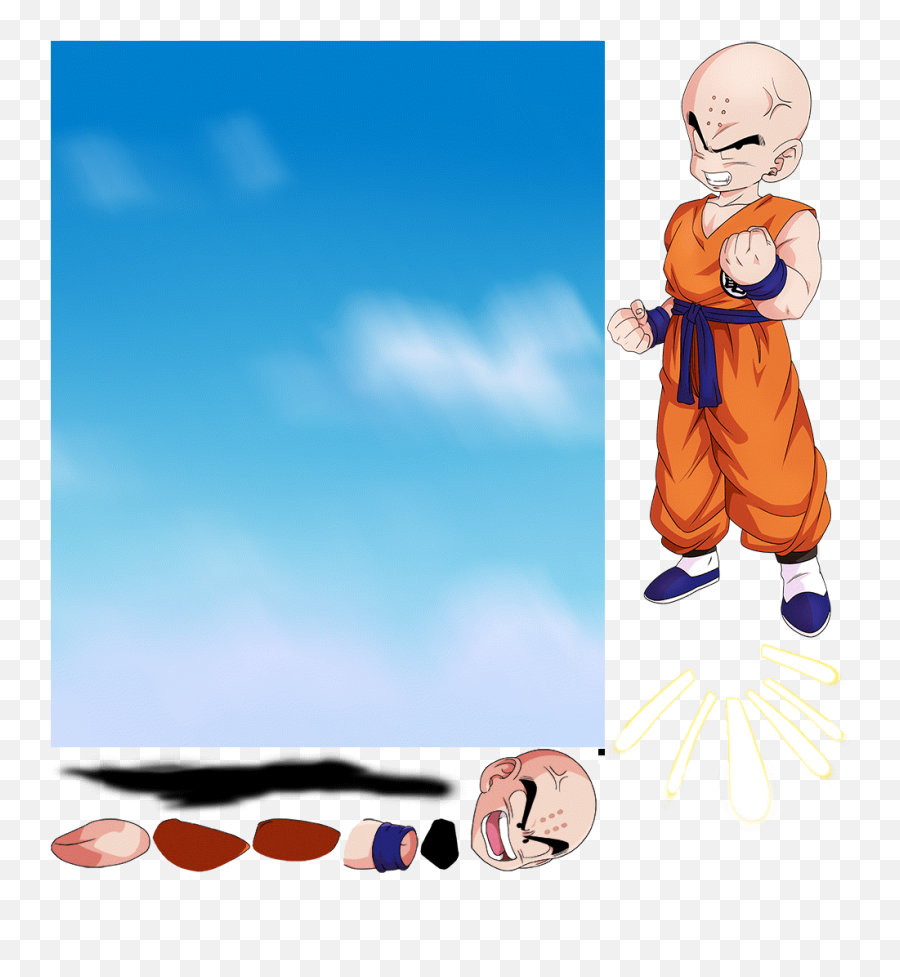 Dokkan Assets Ripgachatalks - Induced Happy Png,Krillin Icon