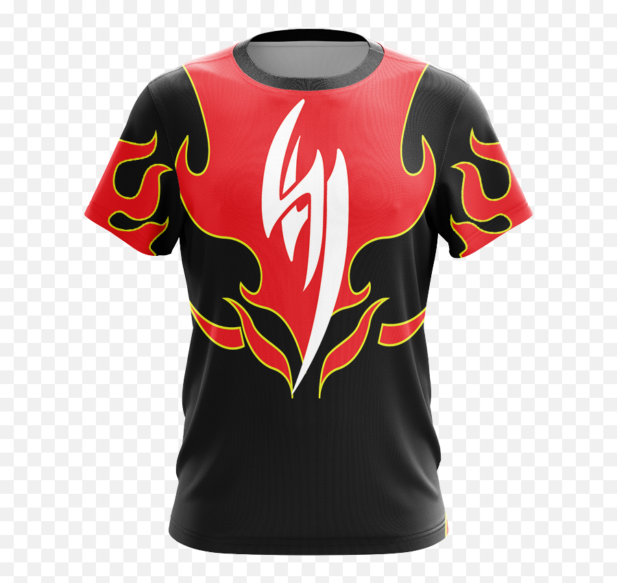 Tekken Jin Kazama Red Flame Unisex 3d T - Shirt Png,Tekken 5 Logo