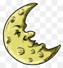 Download Half Moon Clipart - Cartoon png