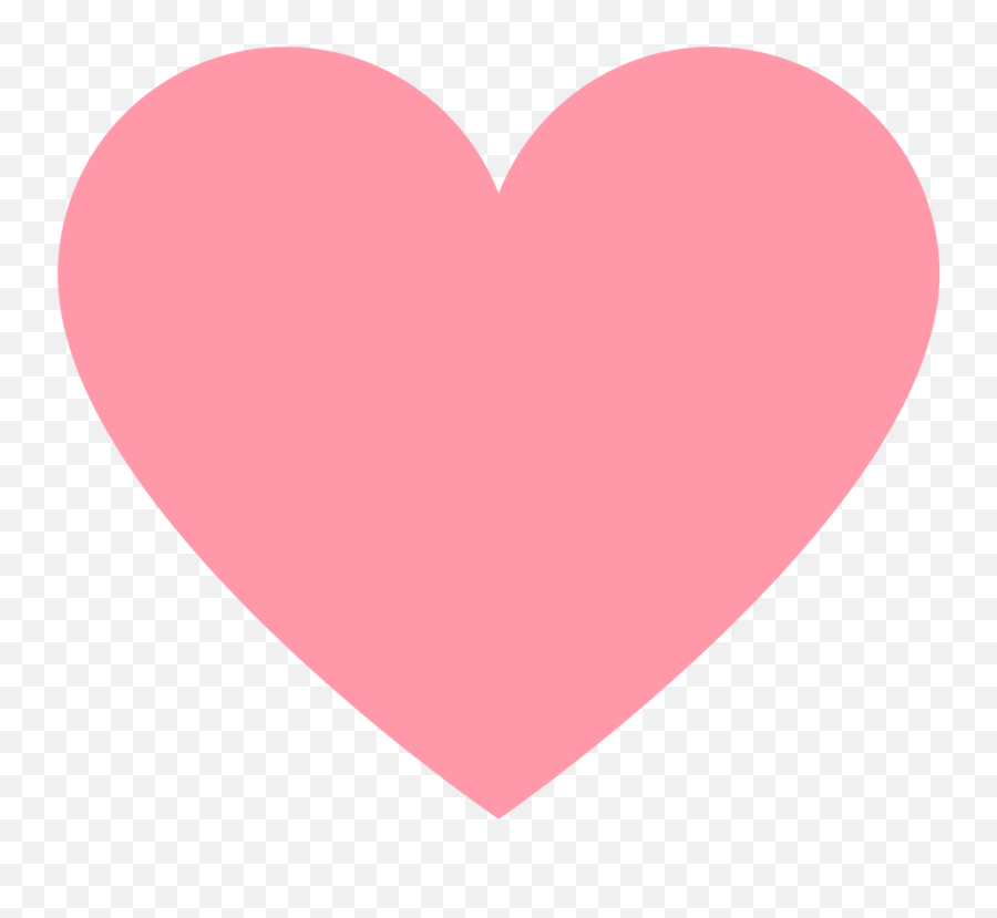 Hearts Icon - Heart Png Solid Color,Pink Heart Transparent Background