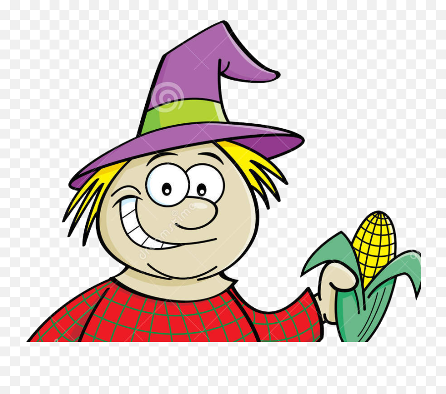 Further Along The Yellow Brick Road - Scarecrow Corn Cartoon Png,Yellow Brick Road Png