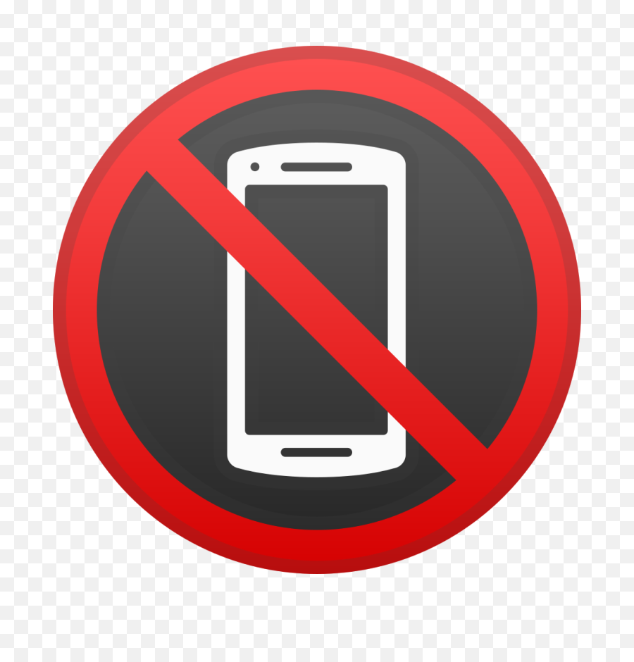 No Mobile Phones Icon - No Mobile Png Hd,No Sign Png