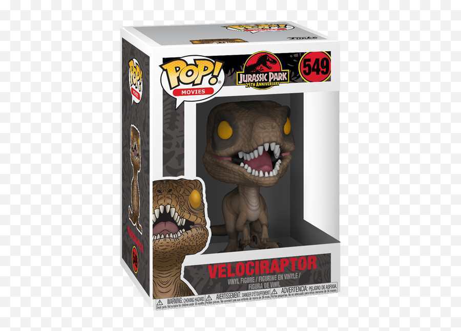 Jurassic Park - Velociraptor Pop Vinyl Figure Boxlunch Velociraptor Funko Pop Png,Velociraptor Png