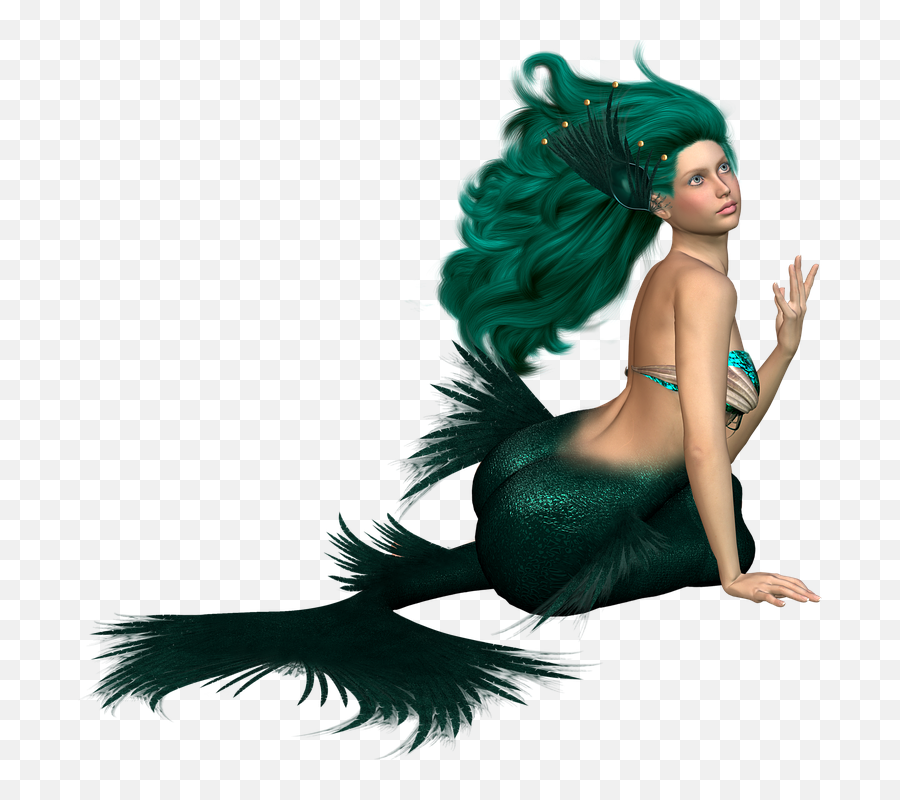 Mermaid Png - Transparent Background Mermaid Png,Mermaid Transparent Background