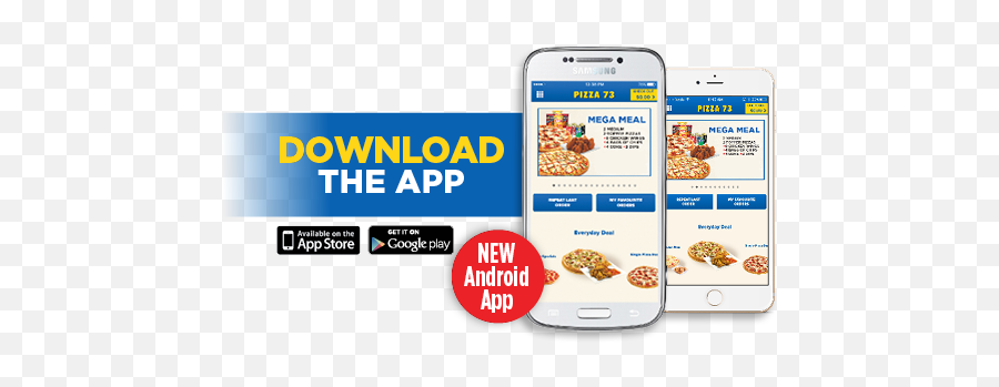 Pizza 73 - Online Advertising Png,Google Play Logo Png