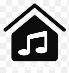 Download Vector Clipart Music - House Icon Png PNG Transparent