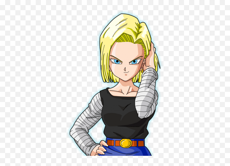 Most Beautiful Dragon Ball Character - Android 18 Png,Android 18 Png