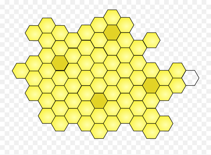 Honeycomb Yellow Design - Beehive Cells Graphics Png,Honeycomb Png