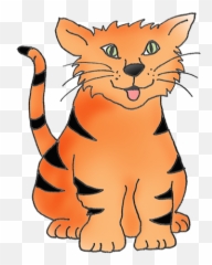 Cat Tongue Transparent U0026 Png Clipart Free Download - Ywd Drawing,Orange Cat Png