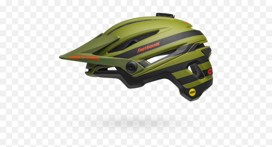 Bell Sixer Mtb Helmet - Greenorange Bell Sixer Mips Helmet Png,Vietnam Helmet Png