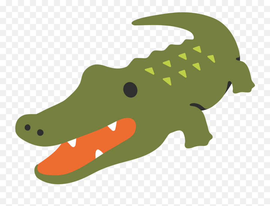 Fileemoji U1f40asvg - Wikimedia Commons Clipart Alligator Png,Water Emoji Png