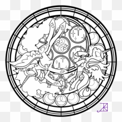 Png V14 Pictures File Rec Stained Glass Hall - Nightmare Moon Princess Luna Coloring Pages,Stained Glass Png