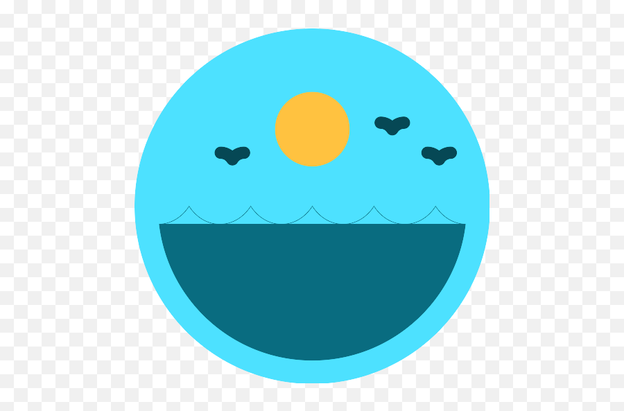 Sea Png Icon - Sesame Street Characters Round Sticker,Sea Png