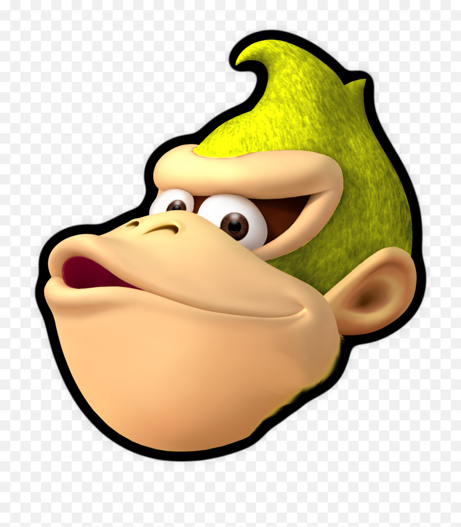 Colors Of Funky Kong - Donkey Kong Head Png,Funky Kong Png