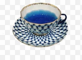 Tea Blue Teacup Drink Aesthetic Png - Tea Cup Aestetic Png Transparent,Teacup Png