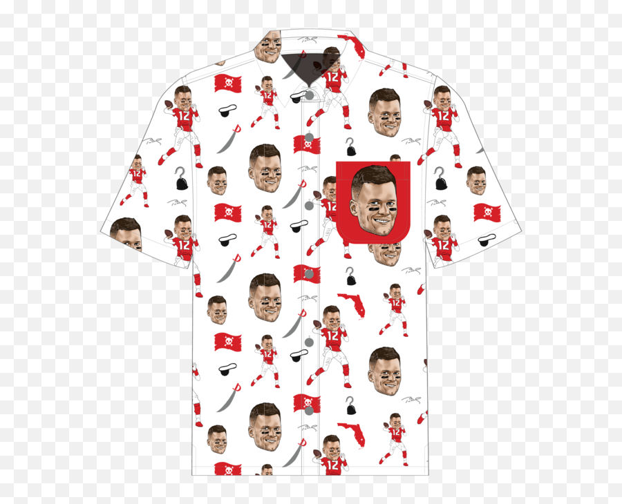 The Tampa Tom Brady Nflpa White Hawaiian Shirt Pre - Order Delivery September 2020 Illustration Png,Tom Brady Png