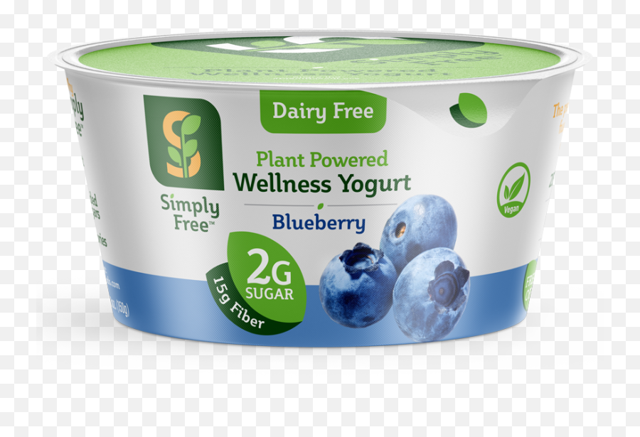 Simply Free Yogurt - Blueberry Png,Blueberry Png