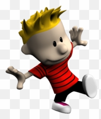Download From The Cartoon Strip - Fictional Character Png,Calvin And Hobbes Png