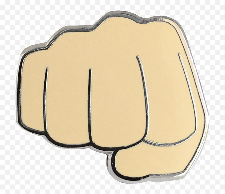 Fist Bump Emoji Pin - Transparent Background Fist Bump Clipart Png,Fist Bump Png