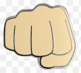 Fist Bump Emoji Pin - Transparent Background Clipart png