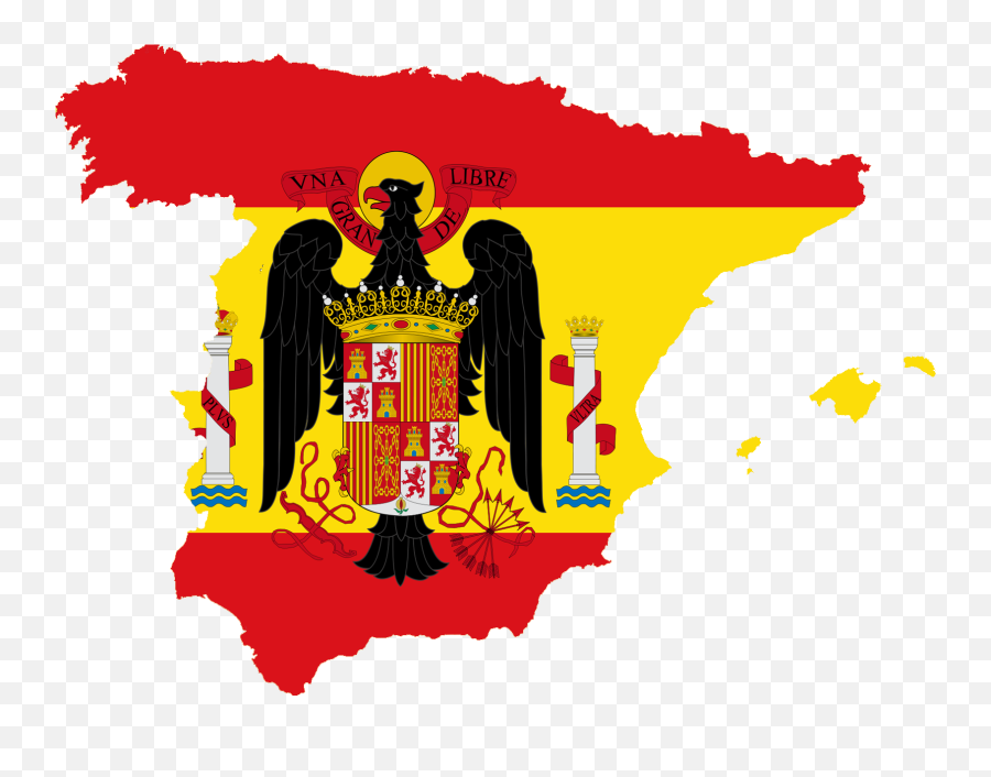 Franco Spain Flag Hd Png Download - Franquismo Bandera,Spanish Flag Png