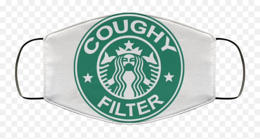 Coughy Filter Starbucks Logo Fabric - Starbucks Coughy Filter Mask Png,Image Of Starbucks Logo