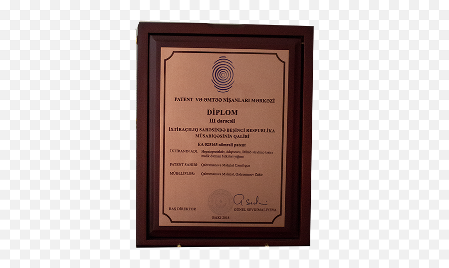 Melahat Gahramanova Diploma - Horizontal Png,Diploma Png