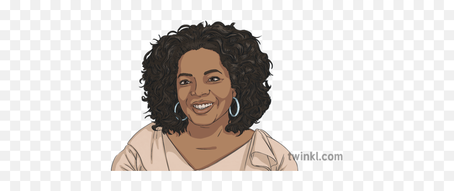 Oprah Winfrey Portrait Famous Black - Oprah Winfrey Illustration Png,Oprah Png