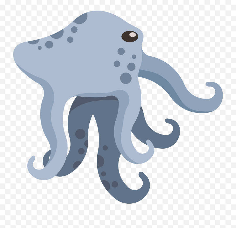 Clipart - Common Octopus Png,Octopus Transparent