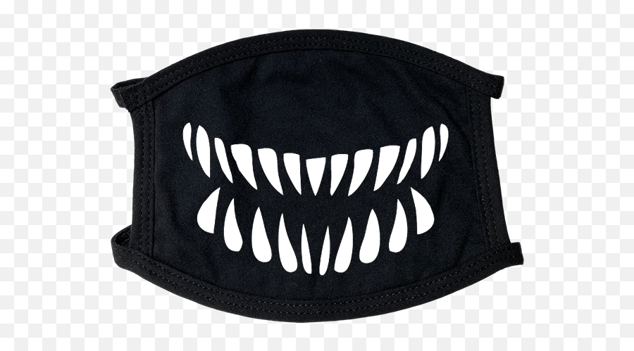 Monster Mouth Premium Face Mask - Cloth Face Mask Png,Monster Mouth Png