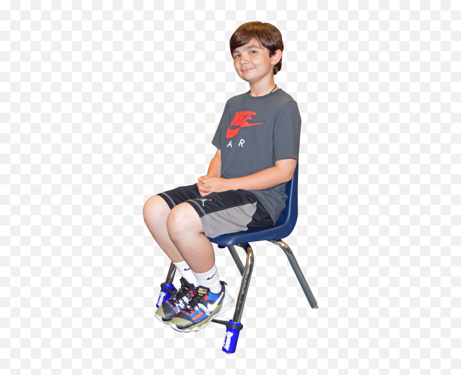 Boy Sitting In Chair - Rubber Bands For Chairs Png,Person Sitting In Chair Png