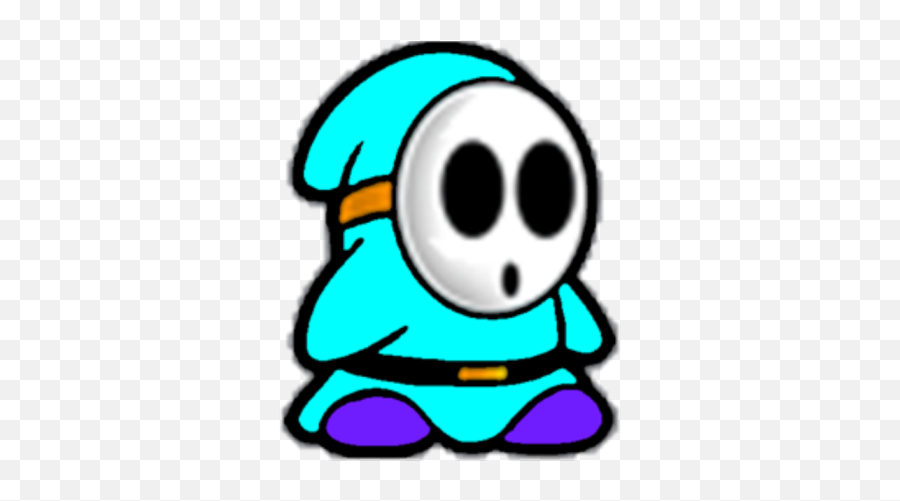 Light Blue Shy Guy - Dot Png,Shy Guy Png