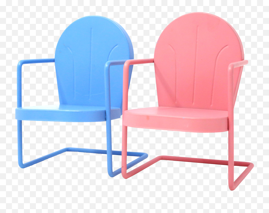Vintage Miniature Shellback Cantilever - Vintage Metal Lawn Chairs Png,Lawn Chair Png