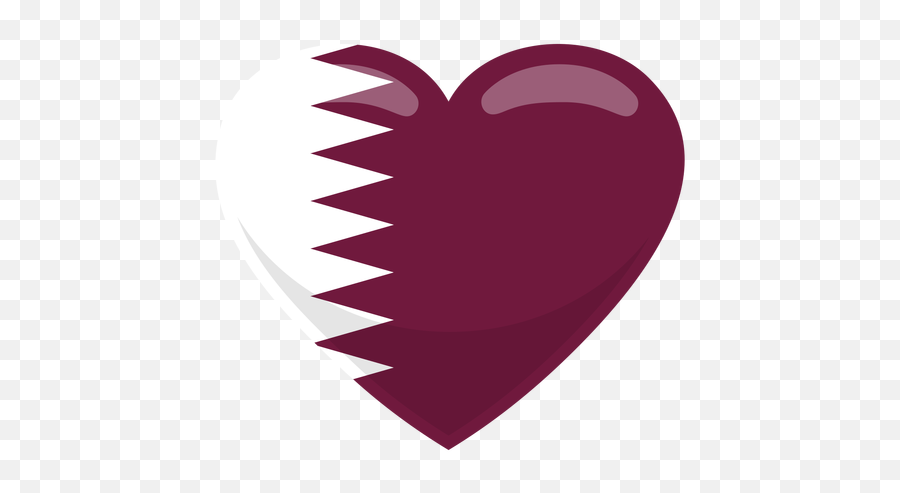 Qatar Heart Flag - Transparent Png U0026 Svg Vector File Emblem,Dominican Flag Png