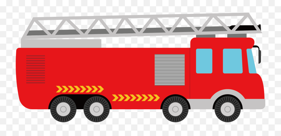 Fire Truck Png Pic All - Fire Truck Birthday Invitation Templates Free,Red Truck Png