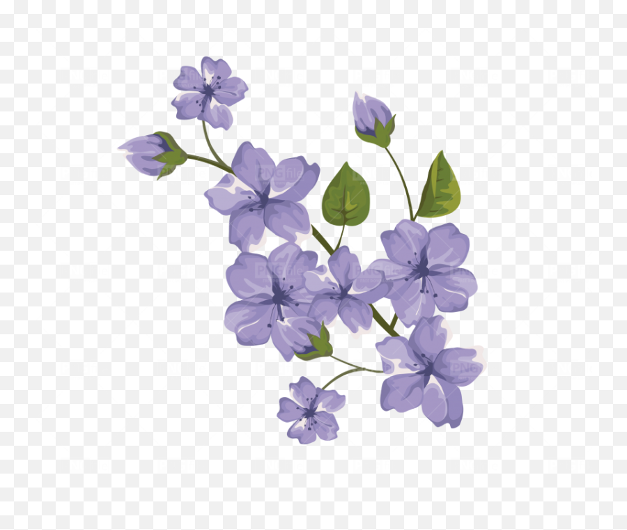 Beautiful Purple Flower Png Free - Beautiful Flower Png,Lilac Png