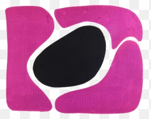 Black U0026 Pink Abstract Shapes Block Print - Soft png