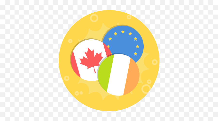 Países En Inglés Y Sus Banderas - Canada Flag Png,Bandera De Mexico Png