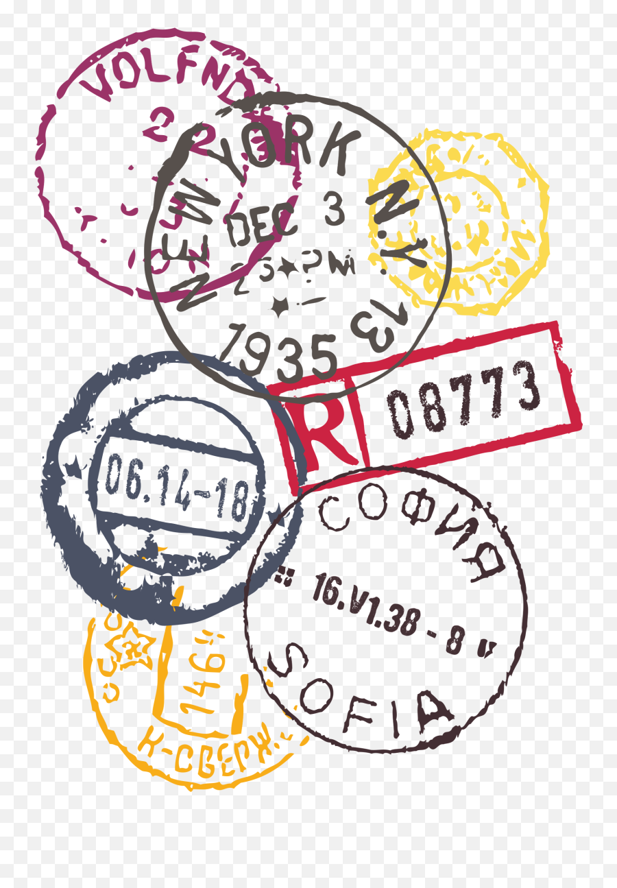 Download Passport Stamp Png Image - Travel Passport Stamp Passport Png,Stamp Png