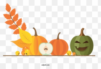 Nature Jack O Lantern Thanksgiving - Transparent Happy Png