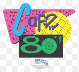 Back To The Future Ii Cafe 80s Womens - png