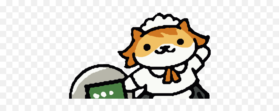 Download Neko Atsume Cats Png Asleep - Neko Atsume Maid Cat,Transparent Neko Atsume