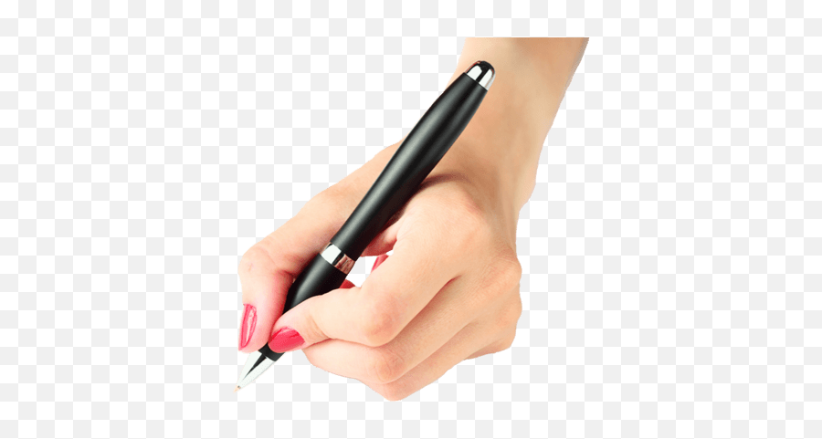 Vintage Writing Clipart Transparent Png - Stickpng Hand Holding A Pen,Writing Clipart Png